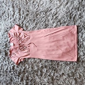Livi by Olivia Rae Pink Fitted Dress Small